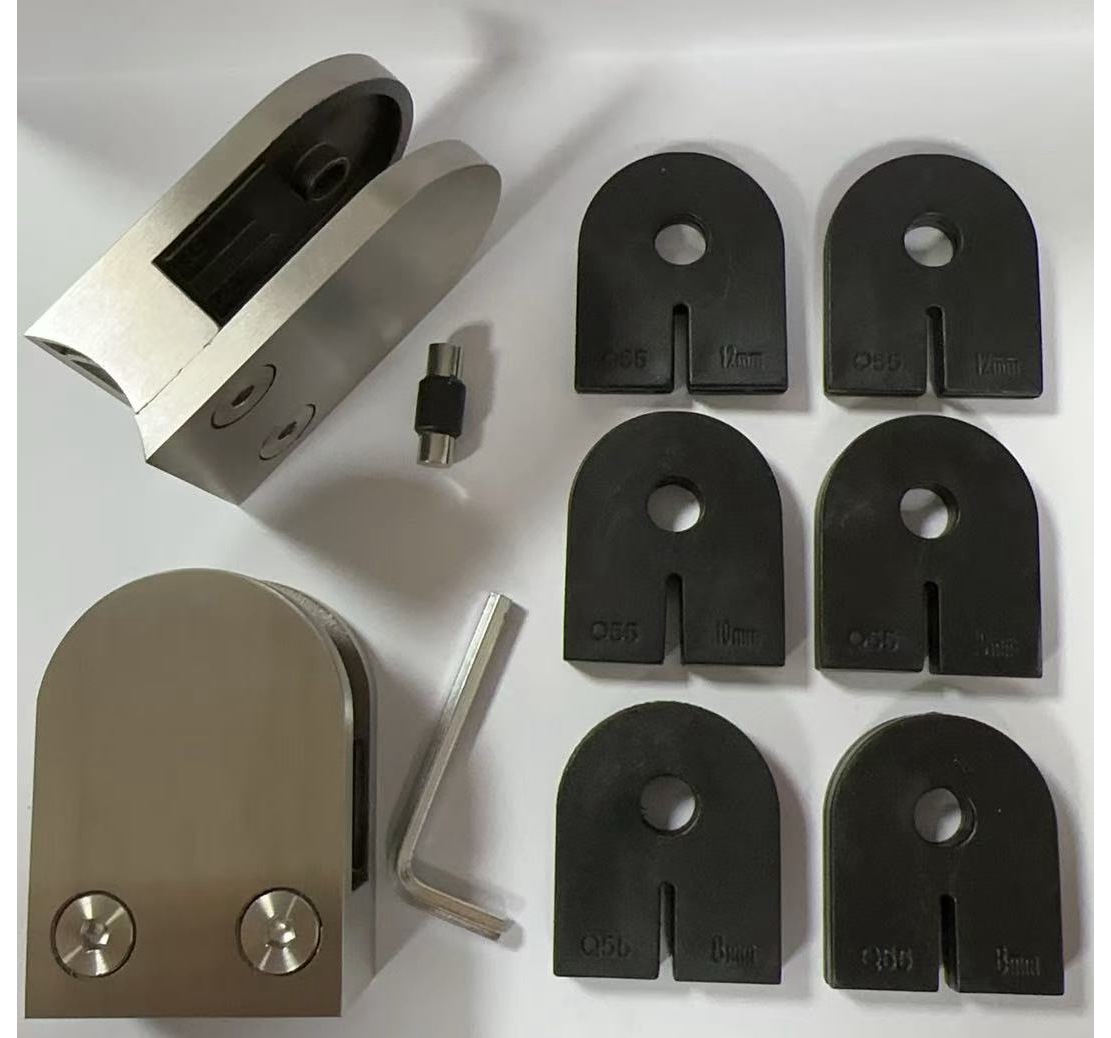 Edelstahl -Glasklemmglasklammglashalter aus Edelstahl
